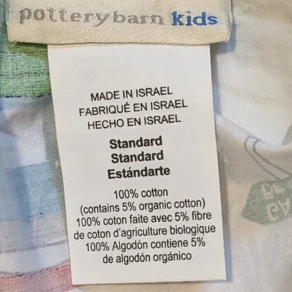 Pottery Barn Kids Cars Print Standard Pillow Case - Picture 7 of 8